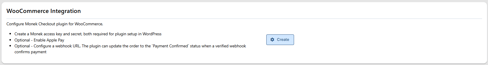 WooCommerce Integration tab